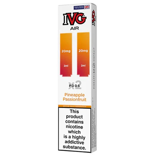 IVG Air Pods Pineapple Passionfruit (2 per pack)