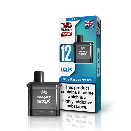 IVG Smart Max 10K Prefilled POD Blue Raspberry Ice