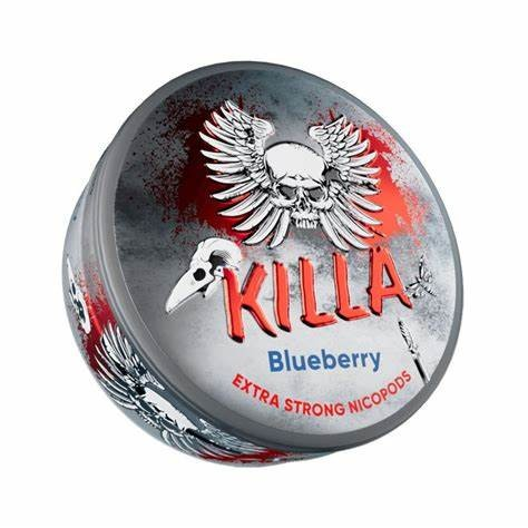 Killa Nicotine Pouches Blueberry Extra Strong