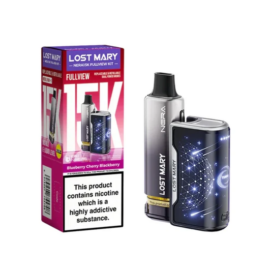 Lost Mary NERA 15K Kit Blueberry Cherry Blackberry