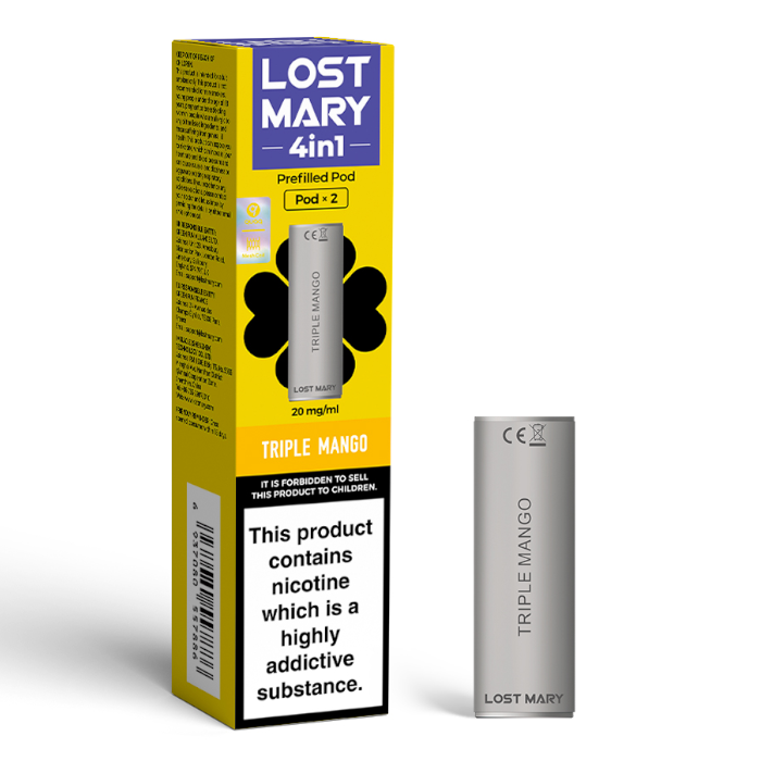 Lost Mary 4 in 1 Prefilled POD Triple Mango (2 pods per pack)