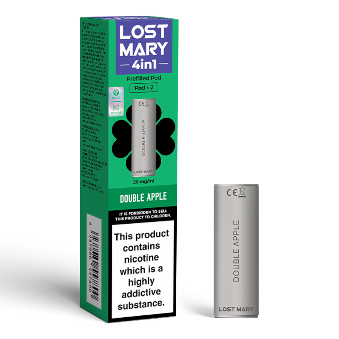 Lost Mary 4 in 1 Prefilled POD Double Apple (2 pods per pack)