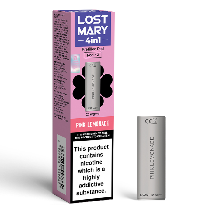 Lost Mary 4 in 1 Prefilled POD Pink Lemonade (2 pods per pack)