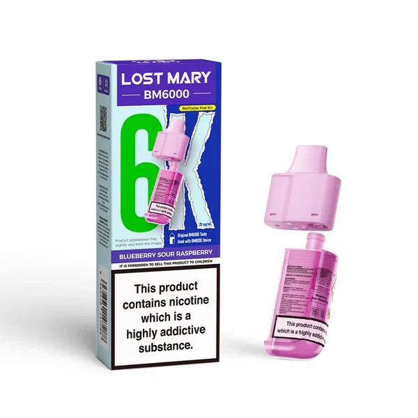 Lost Mary BM6000 Refill Blueberry Sour Raspberry