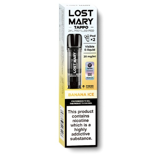 Lost Mary Tappo Pods Banana Ice 20mg