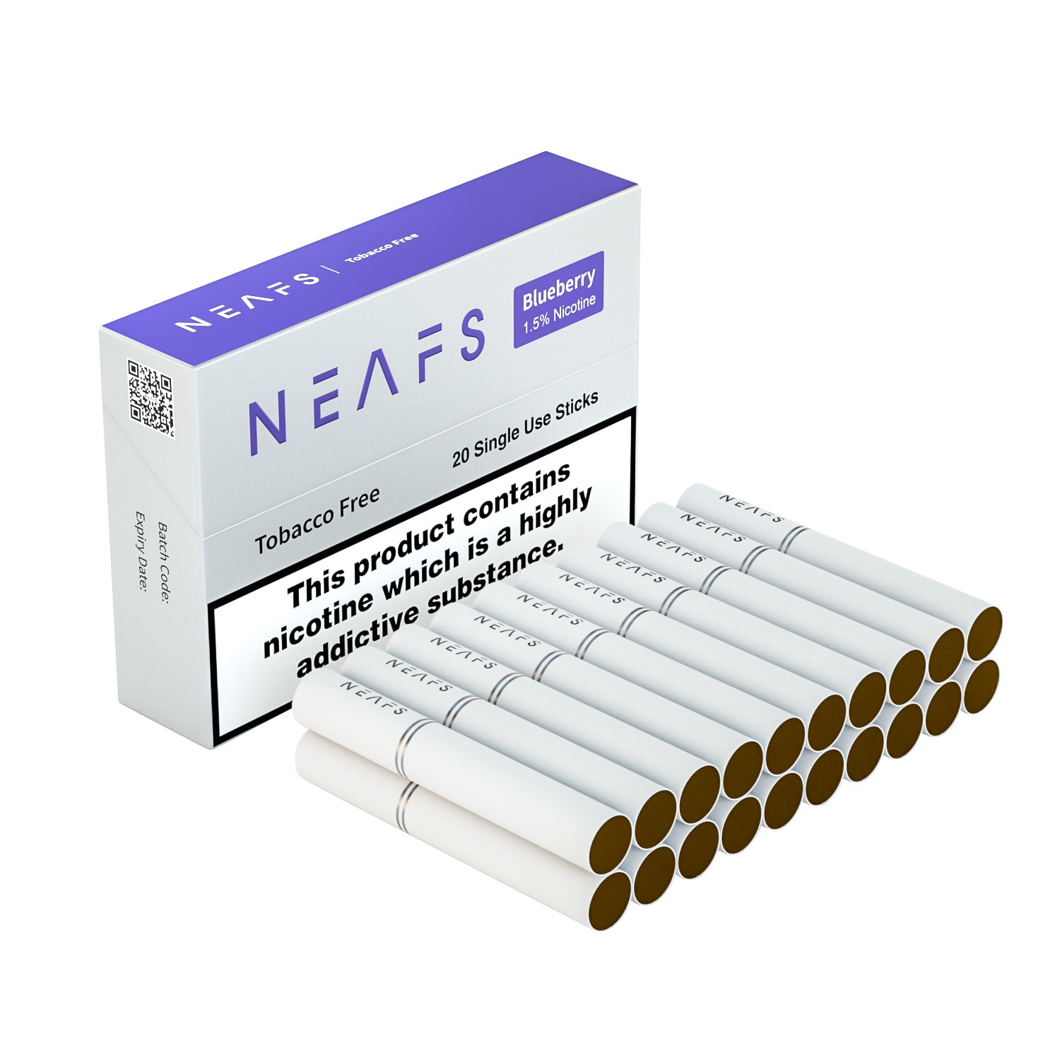 NEAFS Blueberry 0% Nicotine 20 Sticks Vape Direct Store NEAFS Blueberry 0% Nicotine 20 Sticks Vape Direct Store