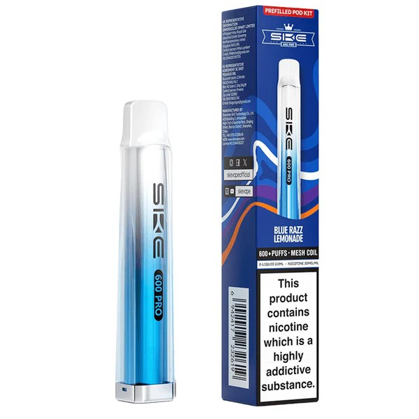 SKE Crystal 600 Pro Prefilled Kit Blue Razz Lemonade