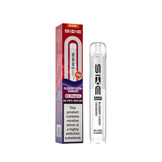 SKE Crystal Bar Original Prefilled POD Blueberry Cherry Cranberry